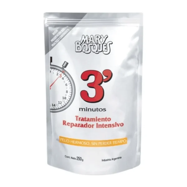 3' minutos-tratamiento reparador intensivo-doypack x 250 g.-