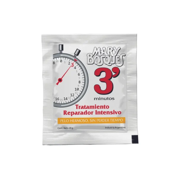 3' minutos-tratamiento reparador intensivo-sobre x 20 g.-caja x 36 u.-