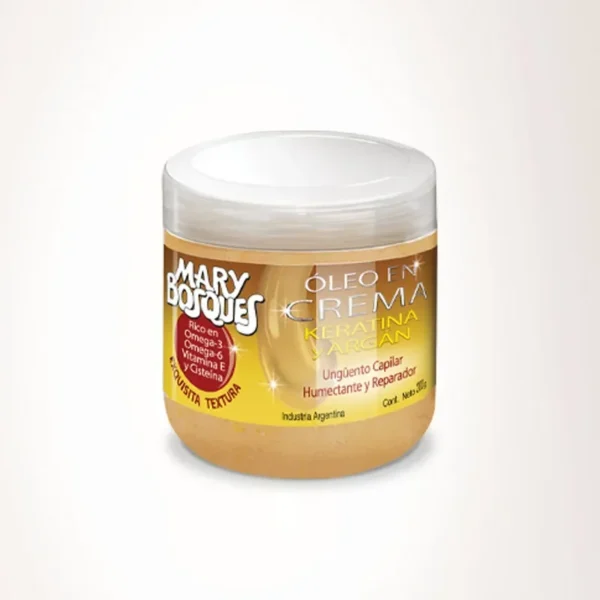 Oleo Keratina y Argán en crema