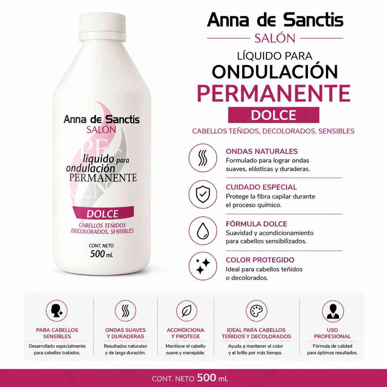 Ads locion ondulado permanente dolce Placa