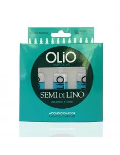 Olio semi di lino ampolla x12u