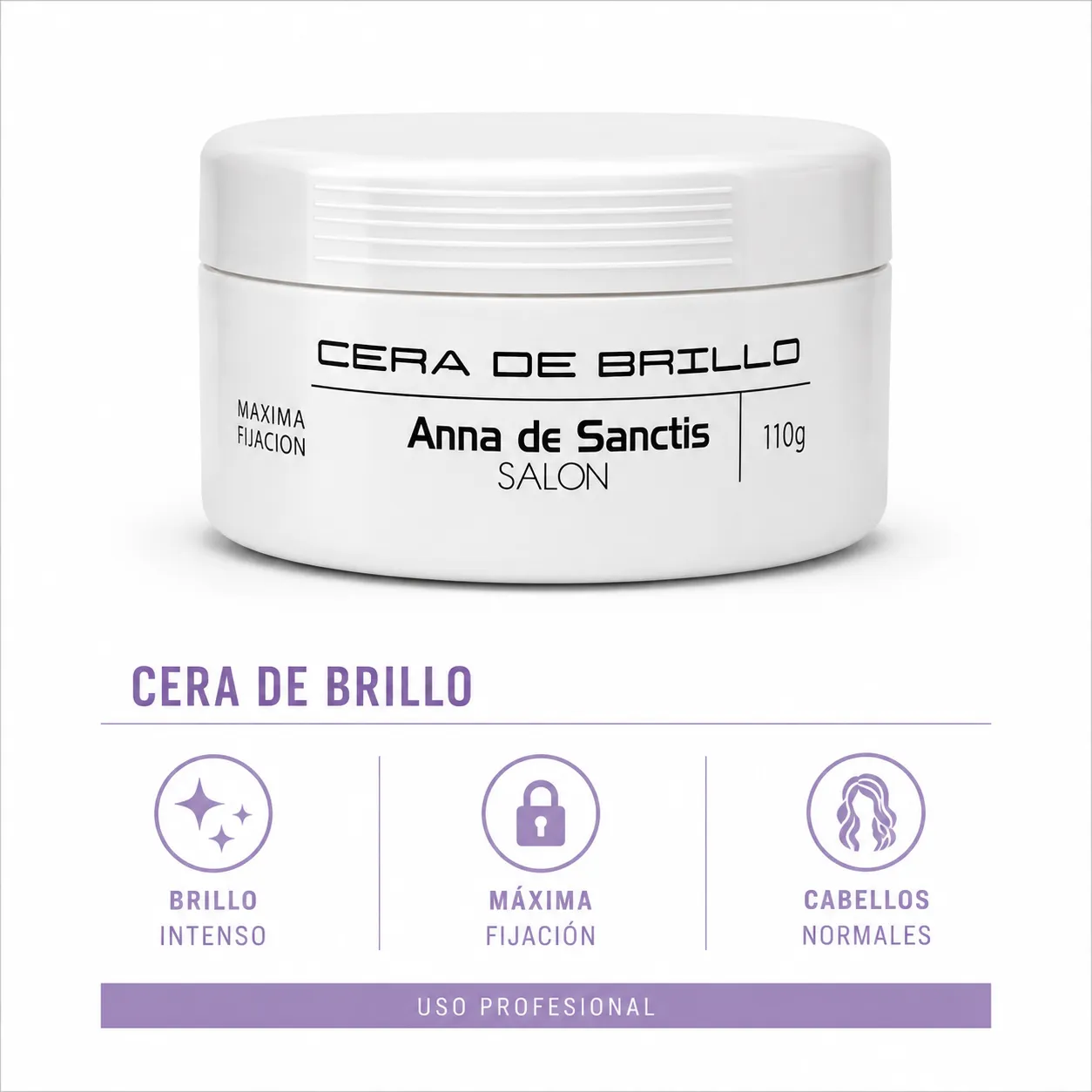 Anna de Sanctis cera de Brillo Placa