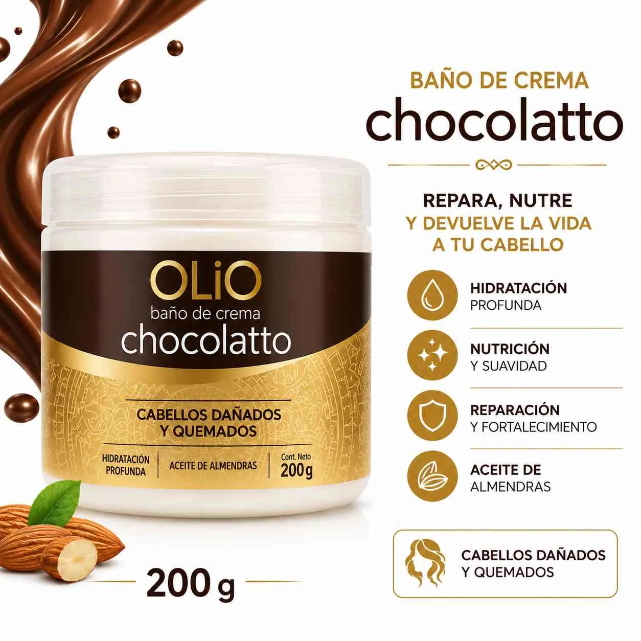 Olio baño de crema chocolatto