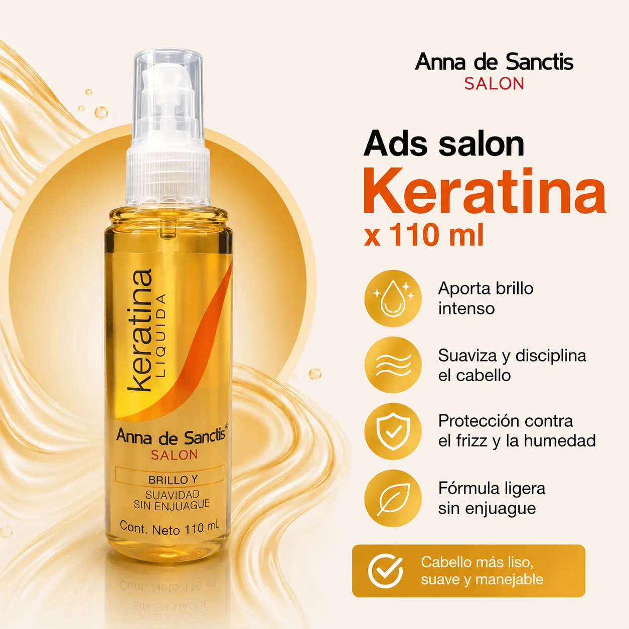 Ads salon keratina x 110ml