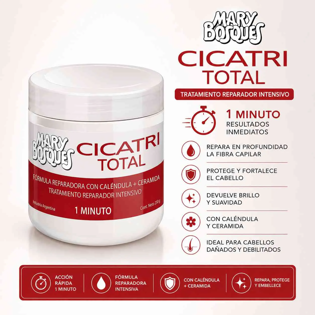 Cicatri Total Crema Mary bosques pote x 200 g. - Imagen 2
