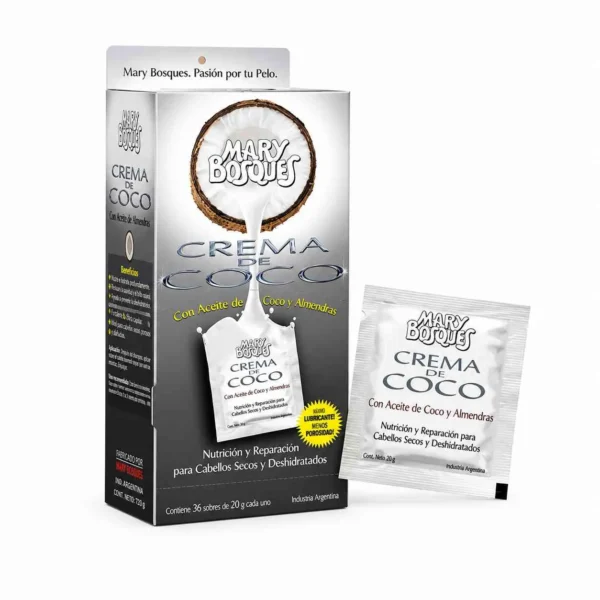 Crema de coco y almendras sobre x 20 g