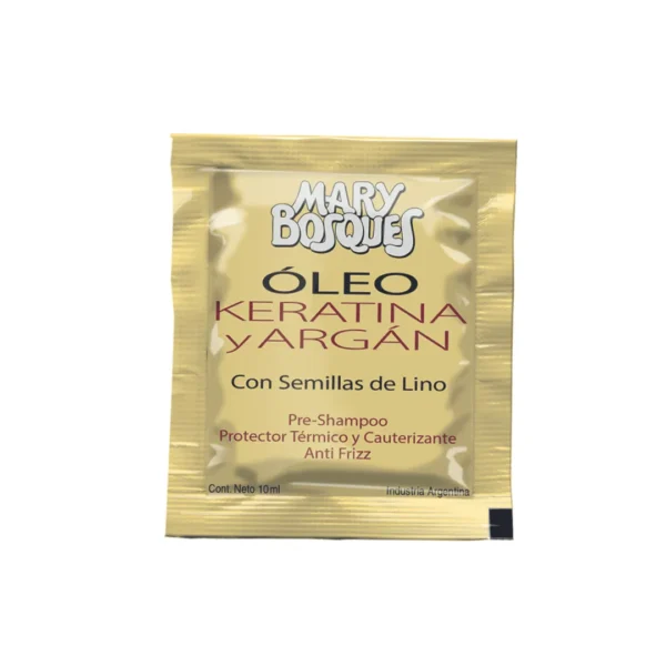 Oleo keratina y argan en crema-ungüento capilar-sobre x 20 g.-caja x 36 u.-