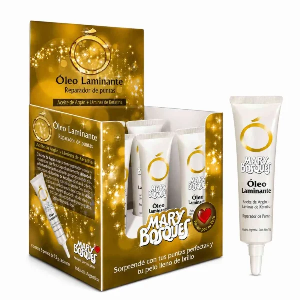 Oleo laminante olio reparador puntas argan keratina