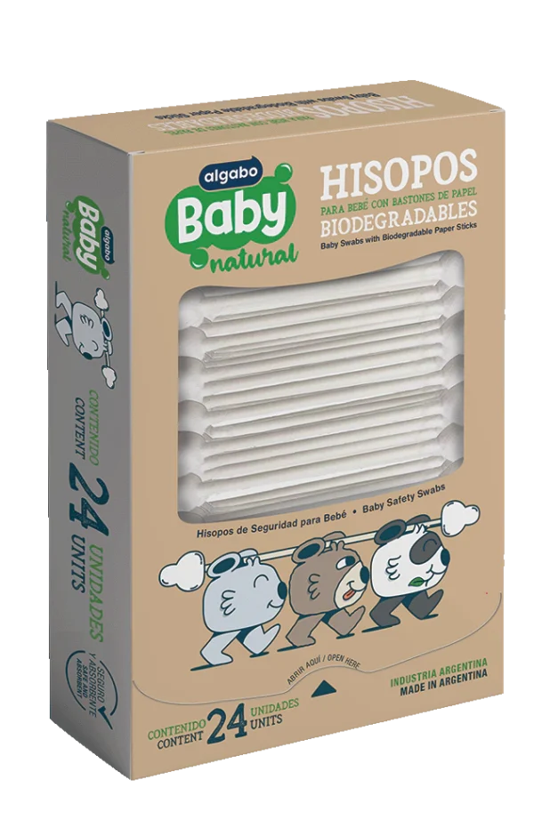 Baby hisopos papel eco box 24