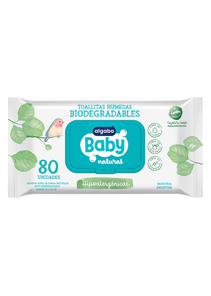 Baby natural wipes 80