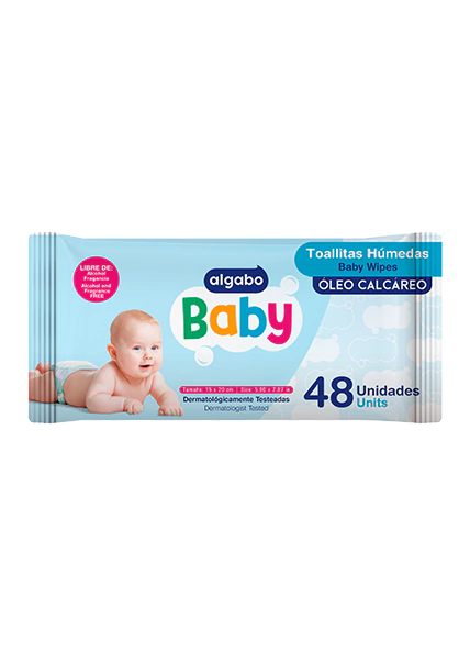 Baby wipes oleo calcáreo 48