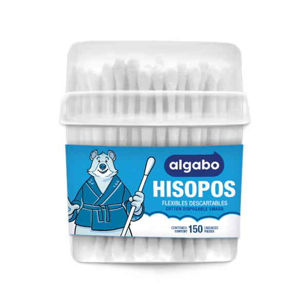 Algabo hisopos papel tubo 150
