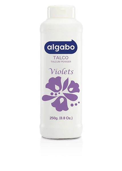 Algabo talco perf. violets 250