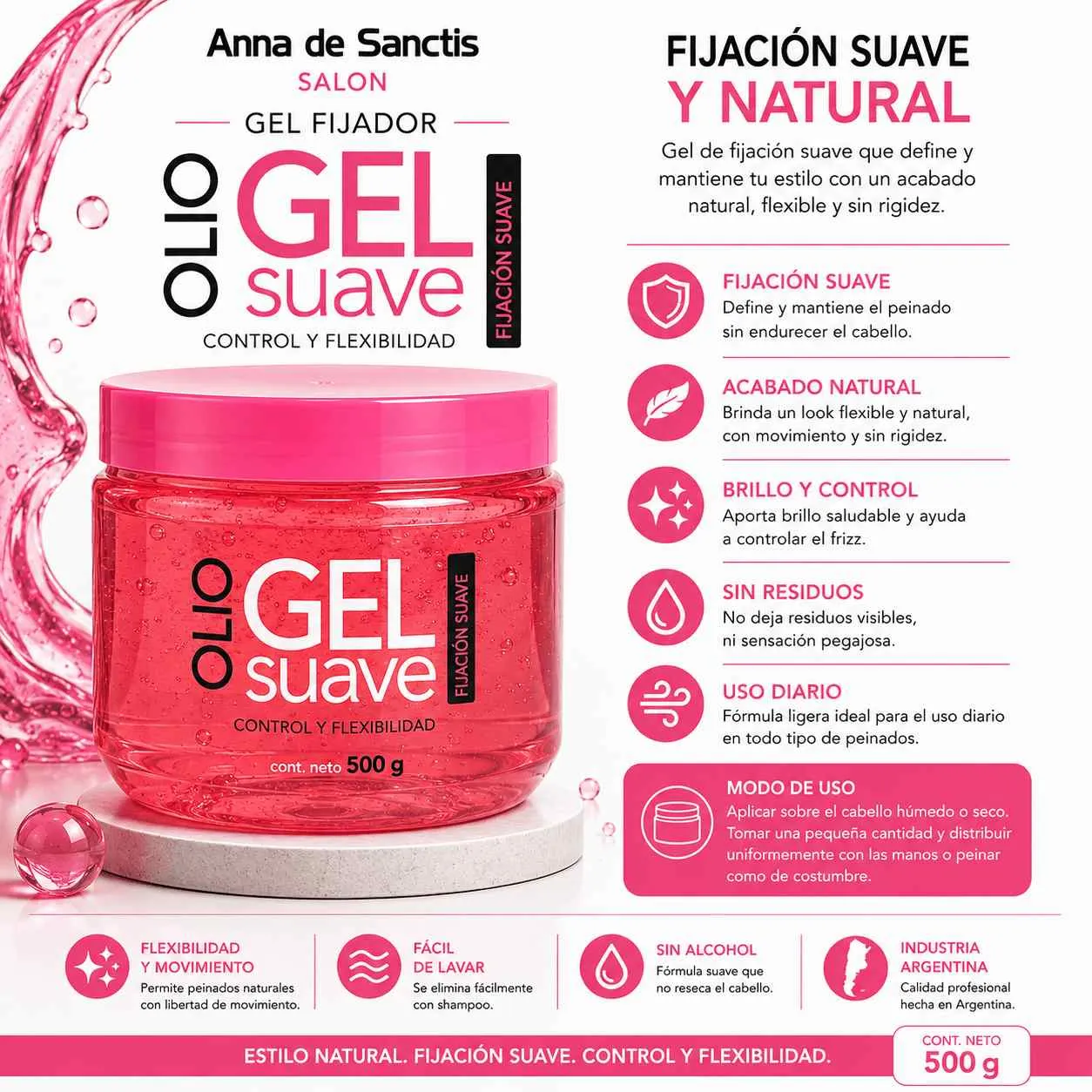 Olio Gel Suave Modelador