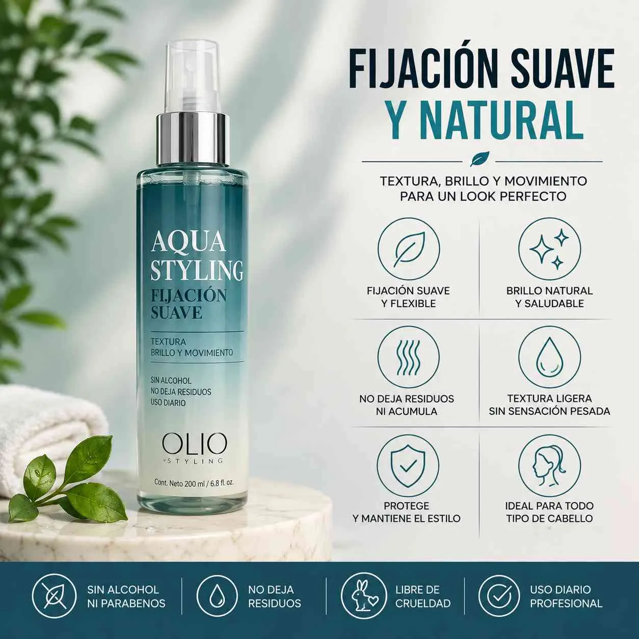 OLIO AQUA STYLING FIJACION SUAVE