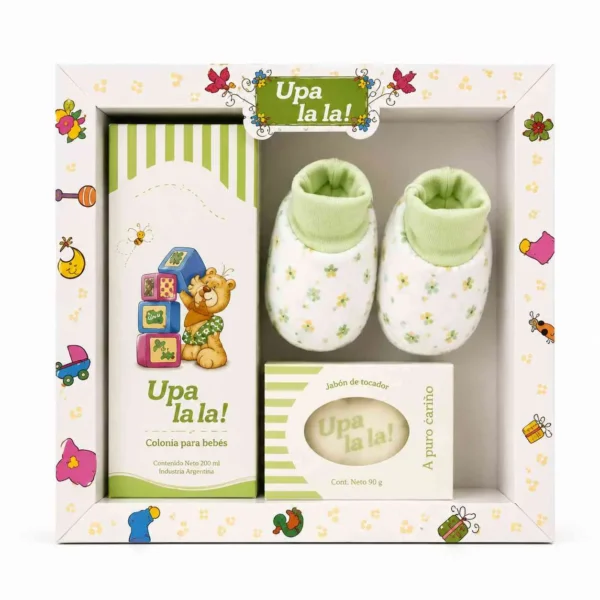 Set de Regalo Upa Lala Jabón Oso (Colonia + Jabón + Pantuflas)