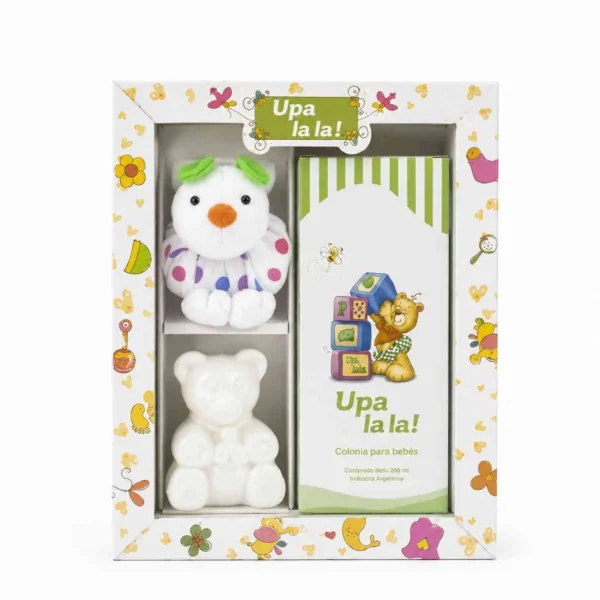 Set de Regalo Upa Lala Jabón Oso (Colonia + Jabón + Peluche)