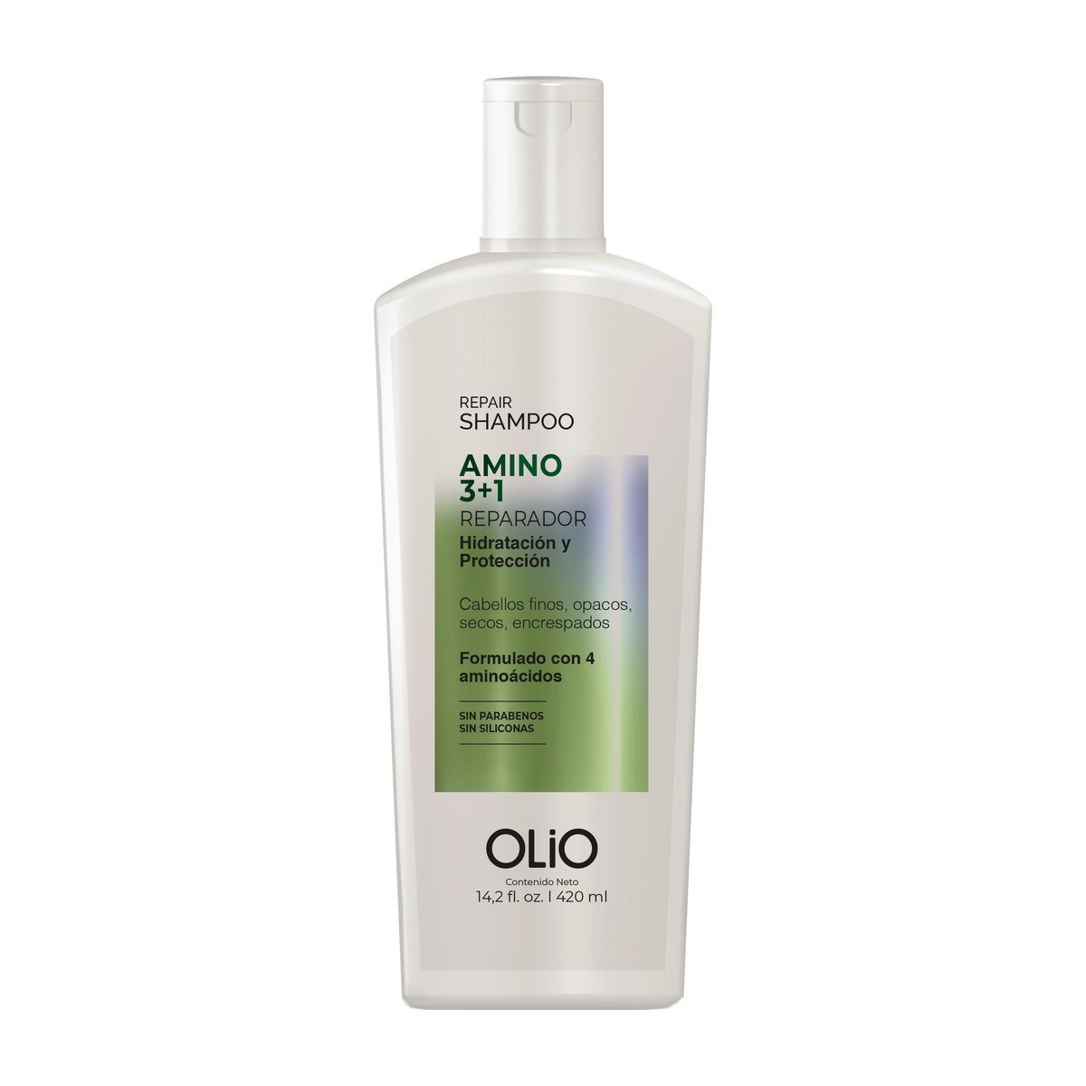 Olio Shampoo Amino 3+1 Reparador 420 ml