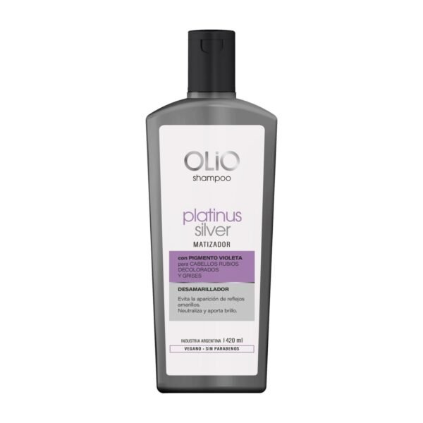 Olio shampoo platinus desamarillador mujer